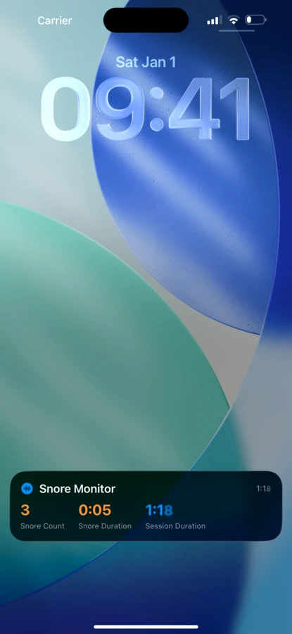 Live Activity on lock screen